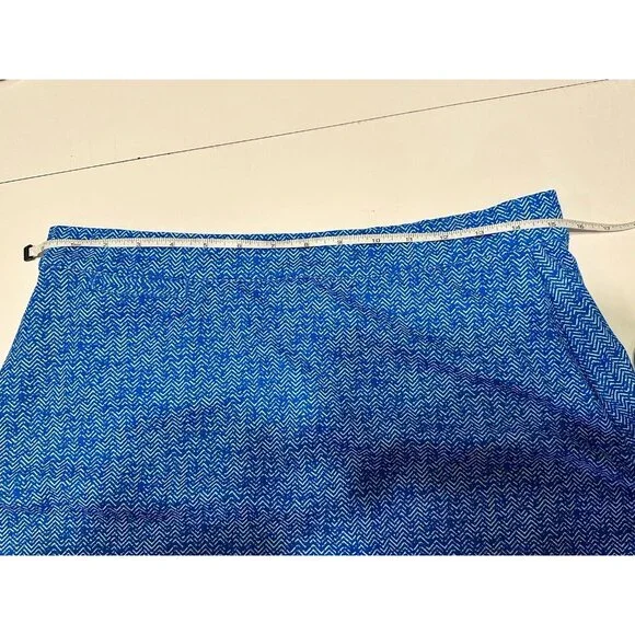 Peter Millar Ladies sz M Tennis Golf Pickleball skort stretch pull on Blue - Picture 3 of 7